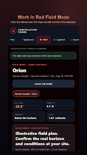 Constellation Finder & Planner Screenshot 3