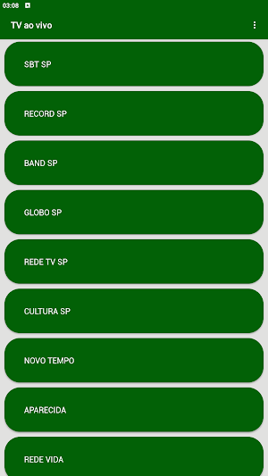 TV ao vivo - Canais abertos Screenshot 1