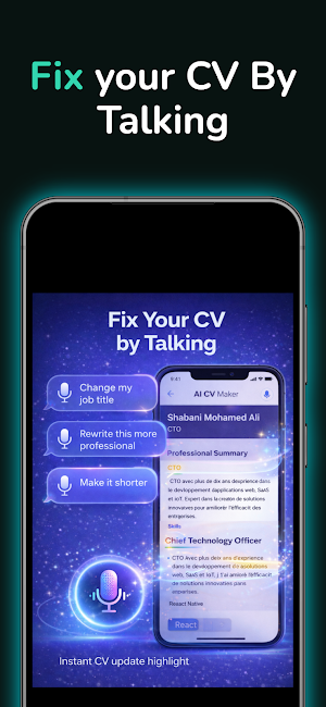 AI CV Maker ATS Resume Builder Screenshot 1