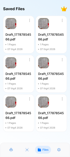 Print Document: Mobile Printer Screenshot 1
