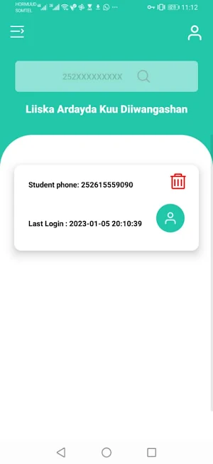 Qalam Parental Portal Screenshot 1