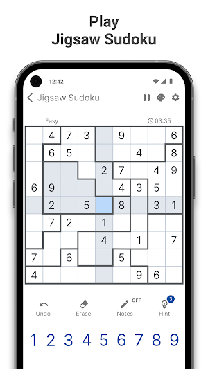Jigsaw Sudoku Screenshot 0