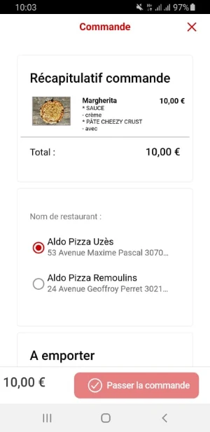Aldo Pizza Screenshot 3