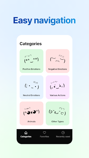 mojik - japanese emoji/kaomoji Screenshot 2
