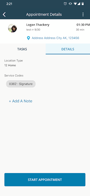 CR Mobile App Screenshot 1
