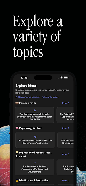 Castmade: Generate AI Podcasts Screenshot 1