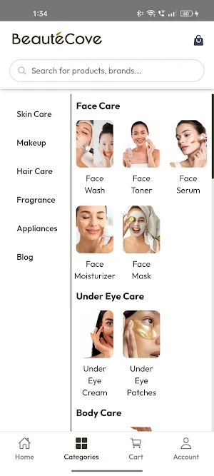 BeauteCove Screenshot 1