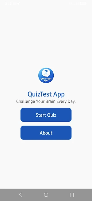 QuizTest App Screenshot 0