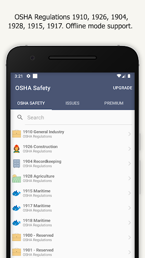 OSHA Safety - Laws and Regulations 1910 1926 1904 Screenshot 0