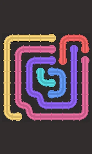 Think Flow: Pipe color Puzzles Screenshot 2