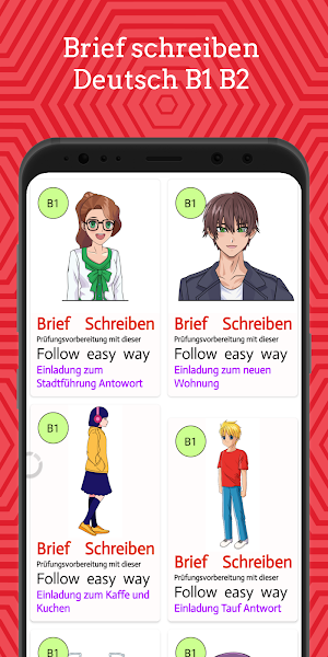 Brief schreiben Deutsch B1B2 Screenshot 1