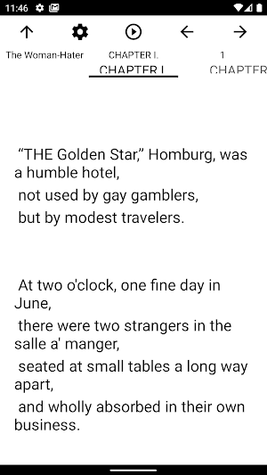 Book, The Woman-Hater Screenshot 1