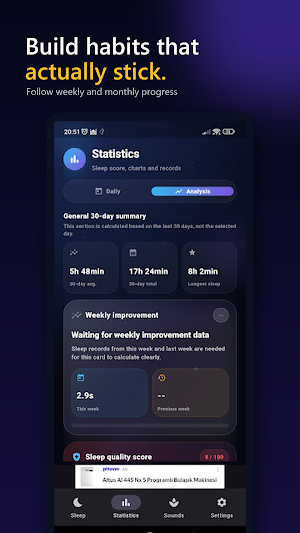 FD Sleep Tracker Screenshot 2