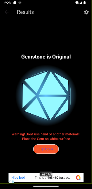 Gem Detector AI Simulator Screenshot 2