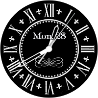 simple retro watchface