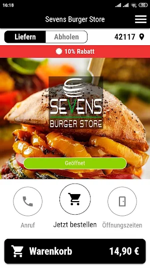 Sevens Burger Store Screenshot 0