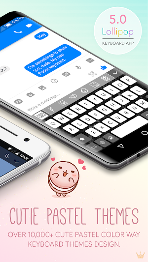 Pastel Keyboard Theme Color - VIP Premium Screenshot 1