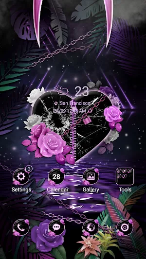 Pink Venom Heart - Wallpaper Screenshot 0