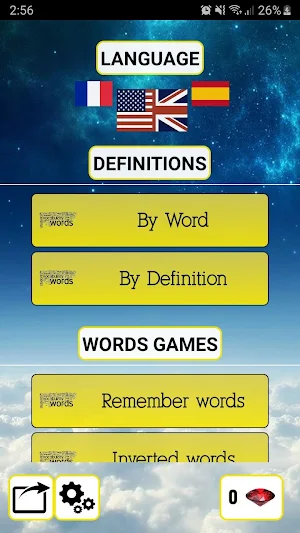 Words games - Definition match Screenshot 0