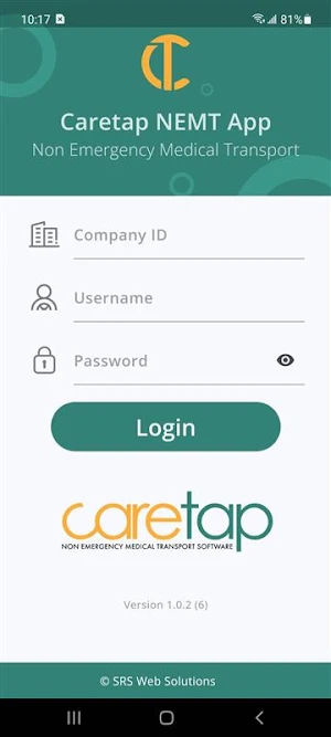 Caretap NEMT Screenshot 0