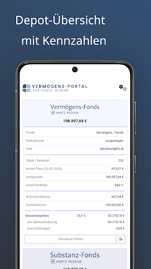 Vermögens-Portal Screenshot 3
