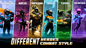 Cyber Fighters: League of Cyberpunk Stickman 2077 Screenshot 1