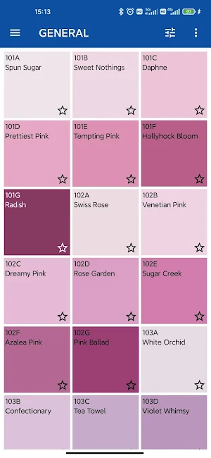 General Paint Colors Screenshot 2