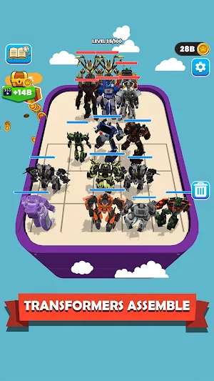 Merge Master: Robot Action Car Screenshot 2