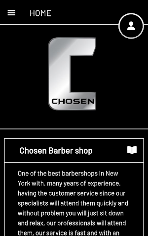 Chosen Barber shop Screenshot 1