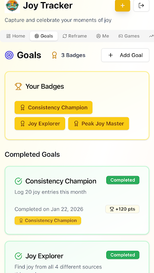 Joy Tracker Screenshot 1