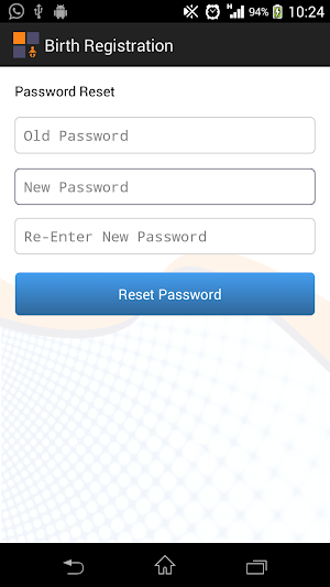 Birth Registration TBL Screenshot 2