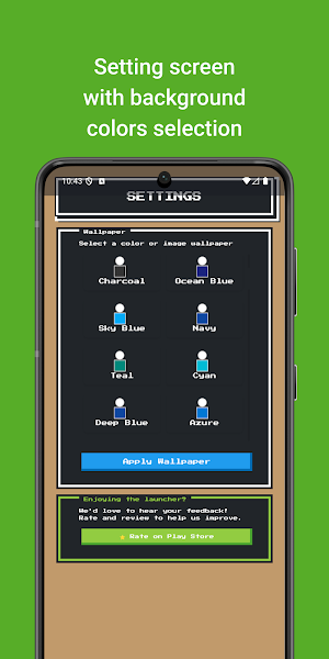 Pixel UI Retro Launcher Screenshot 1