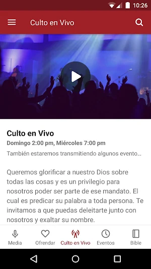 Iglesia Capital App Screenshot 2