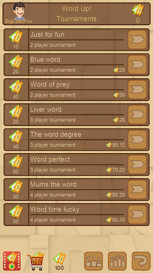 Word Up! word search game Screenshot 1