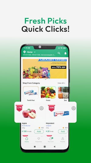 Fresh Cart Screenshot 1