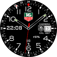 Hybrid TAG CARRERA Watch face