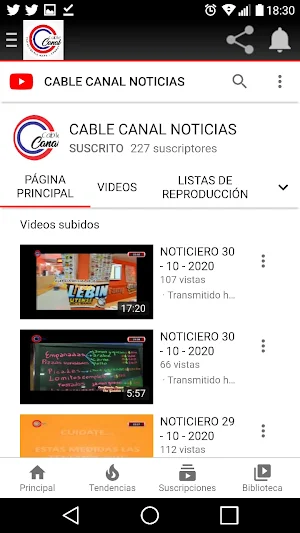 Cable Canal Rio Mayo Screenshot 1