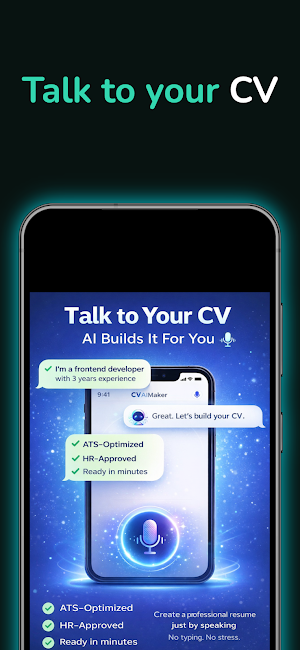 AI CV Maker ATS Resume Builder Screenshot 0