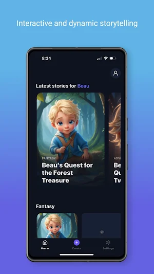 Storyville: AI Bedtime Stories Screenshot 1