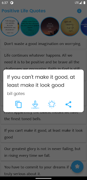 Positive Life Quote and Saying Screenshot 3