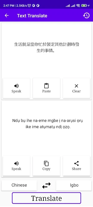 Chinese To Igbo Translator Screenshot 1