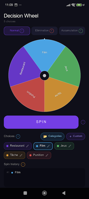 Wheel pick Screenshot 0