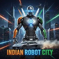 Indian Robot City 3D