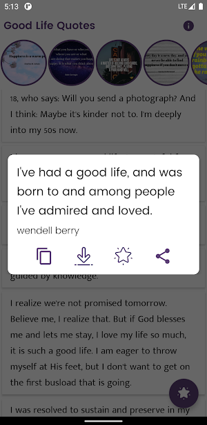 Good Life Quotes and Sayings Screenshot 3