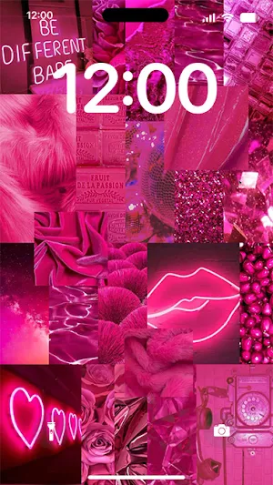 Neon Live Wallpaper Glitzy Screenshot 1
