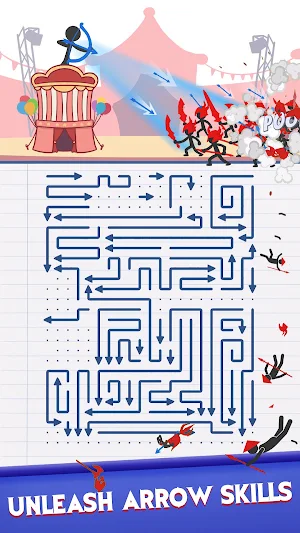 Arrow Escape: Stickman Fight Screenshot 1