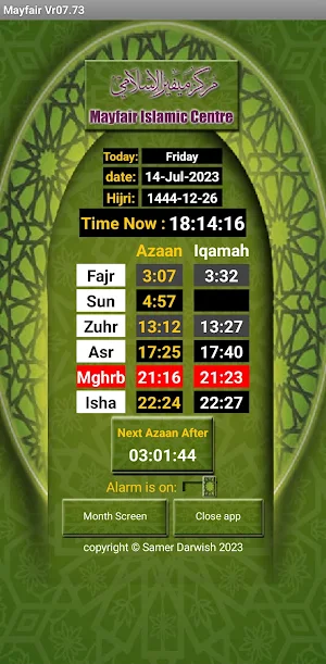 Mayfair Islamic Centre prayer Screenshot 3