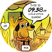 This Is Fine Meme Watch Face
