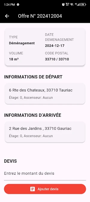 Otis Déménagement Screenshot 3