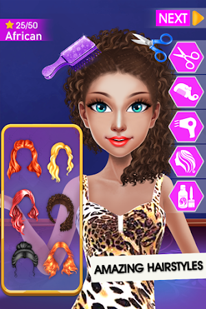 Hairstyles Makeover Girls Game Screenshot 1